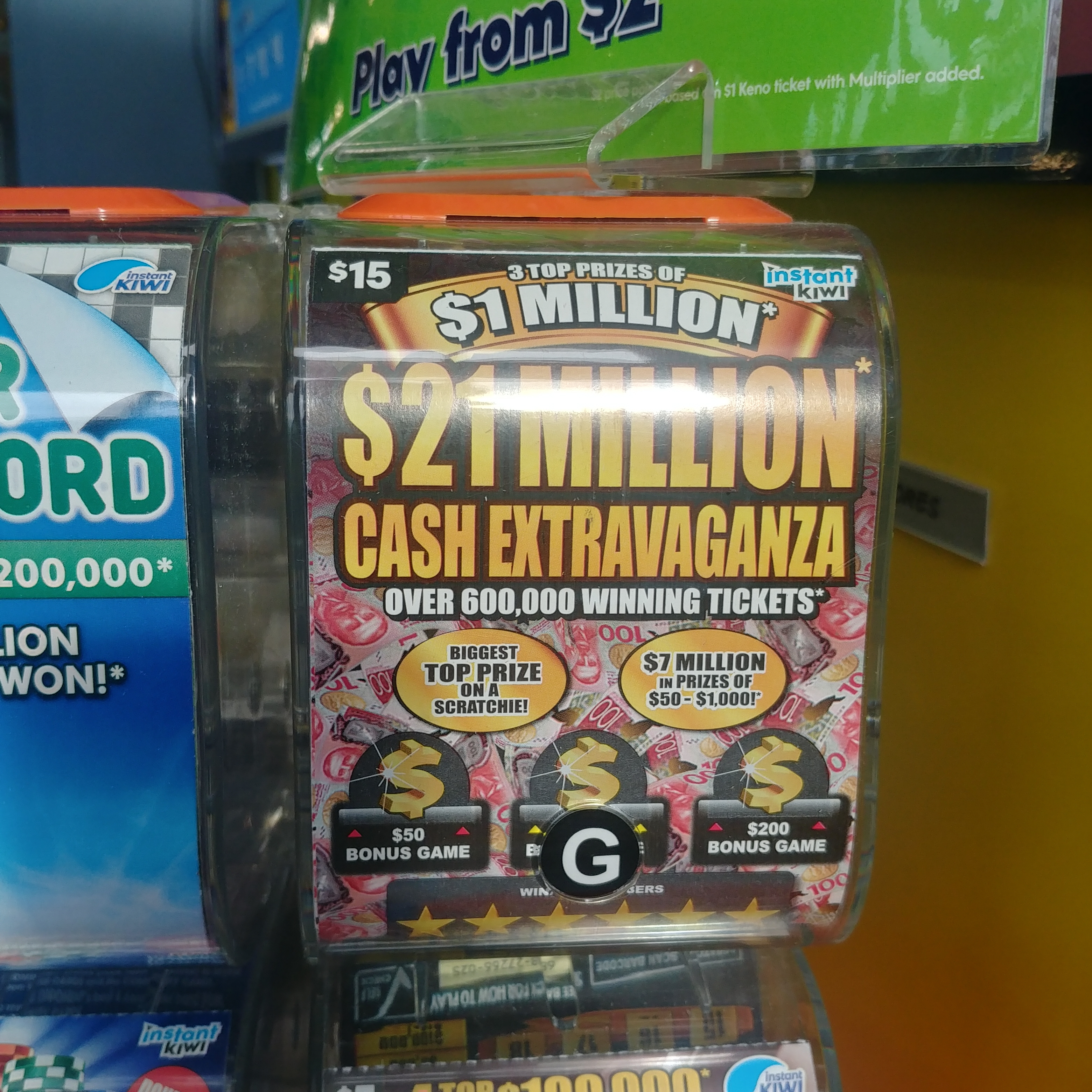 뉴질랜드 로또 즉석복권 당첨되는 방법 Instant lottery ticket