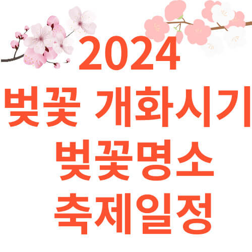 2024벚꽃-개화시기-명소-축제일정-썸네일