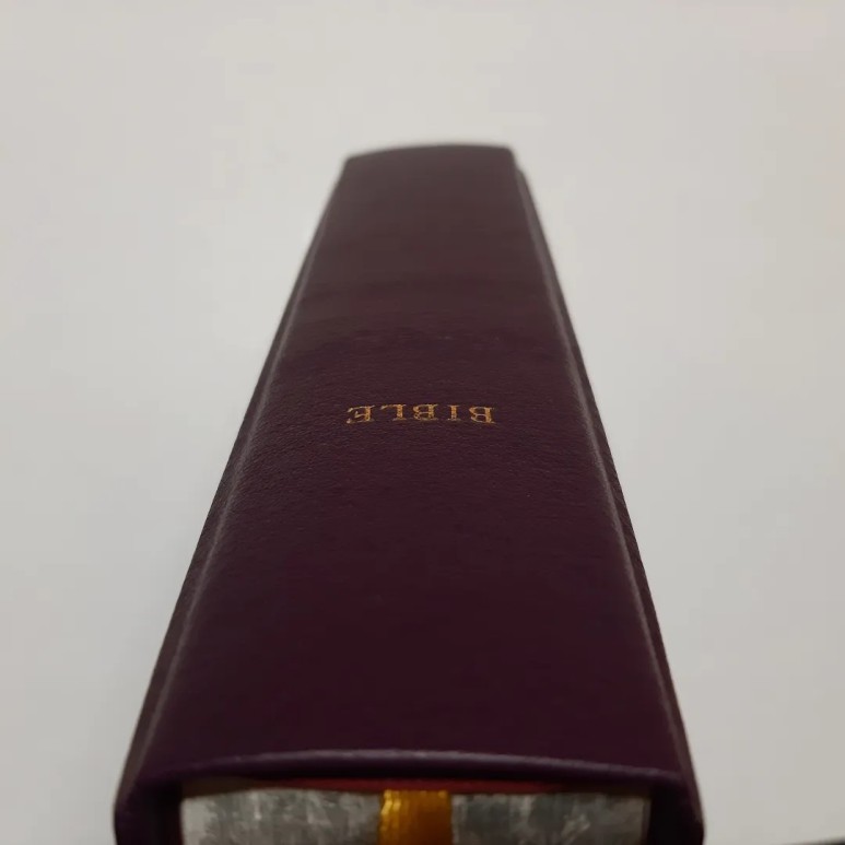 성경 보라색 가죽 장정 1