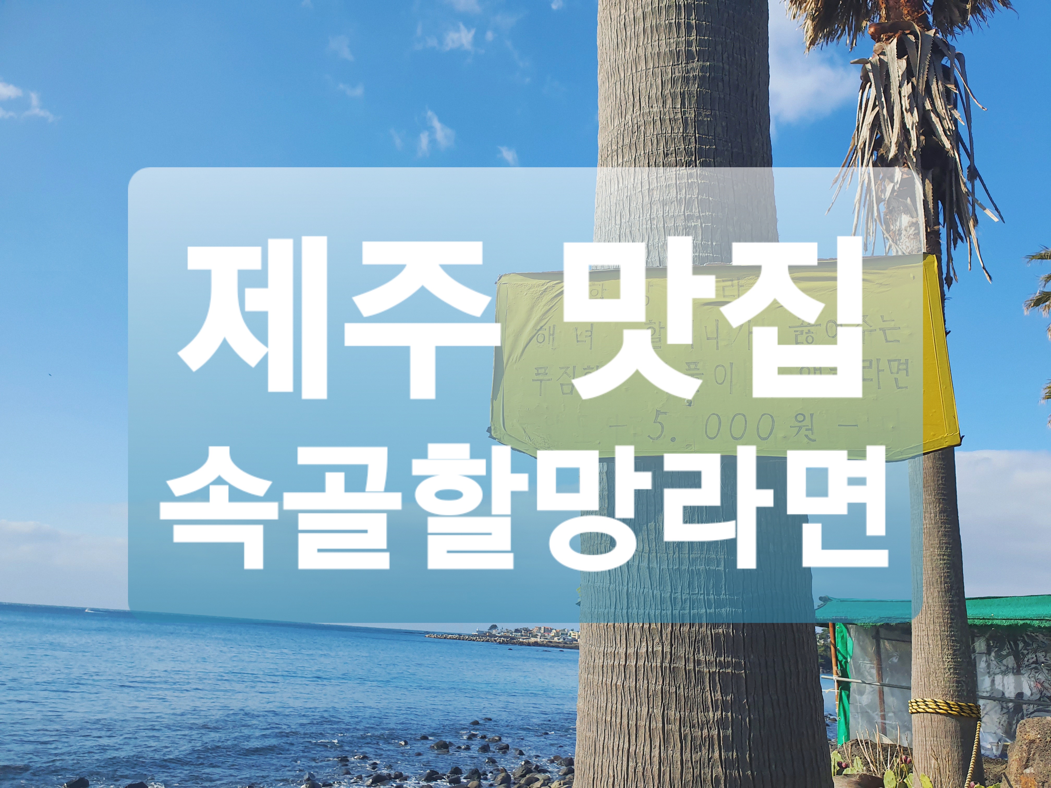  제주도 맛집 :: 제주도 해물라면 맛집 속골할망라면백숙