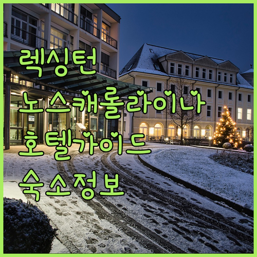 렉싱턴 노스캐롤라이나 호텔 선택 가이