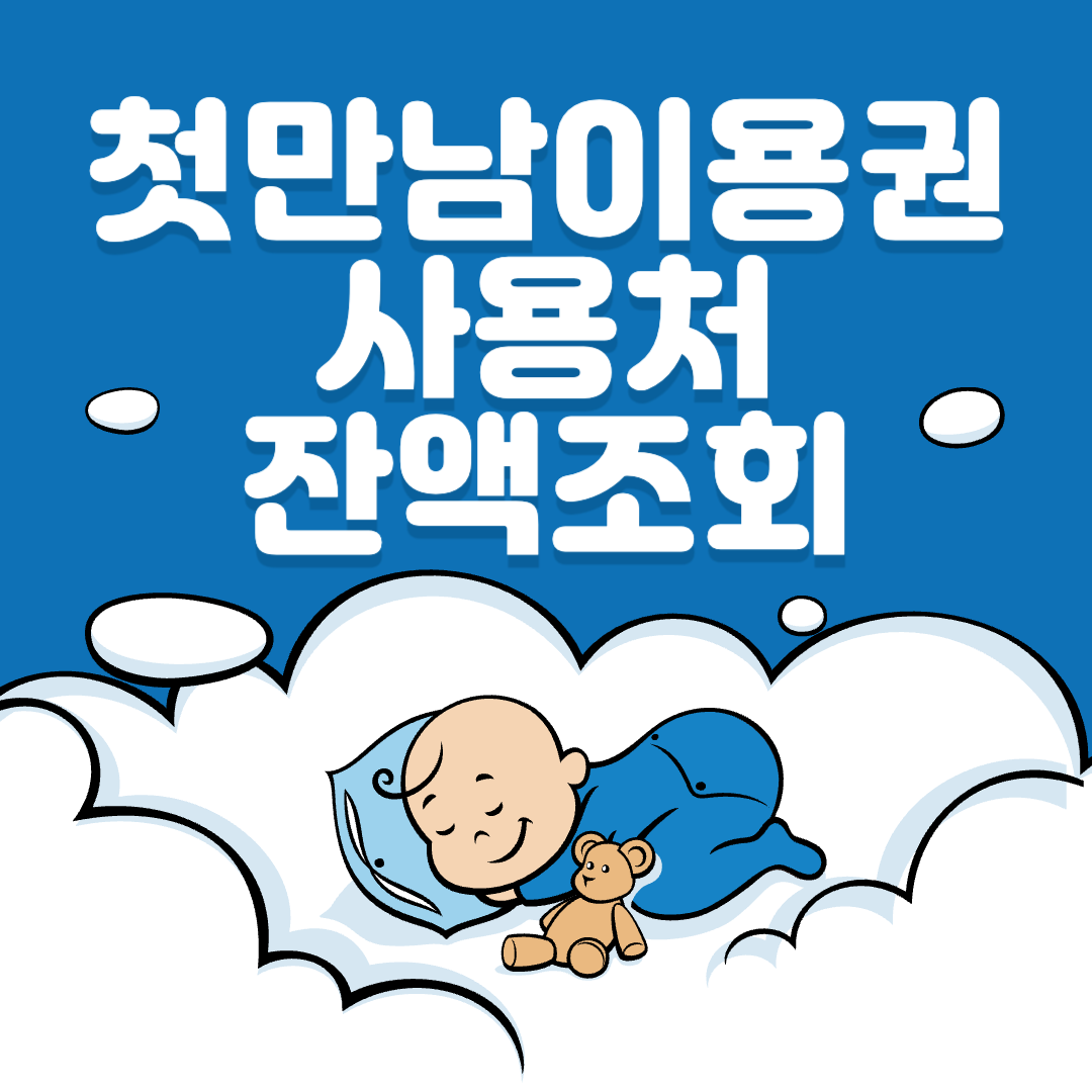 첫만남이용권-사용처-잔액조회-방법