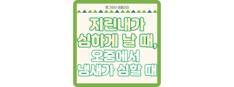 지린내가 심하게 날 때, 오줌에서 냄새가 심할 때 이유 썸네일