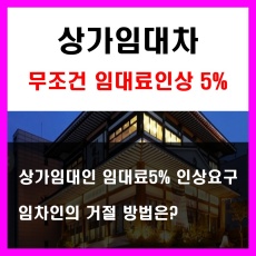 상가임대차_임대료인상 5%_상가건물임대차보호법