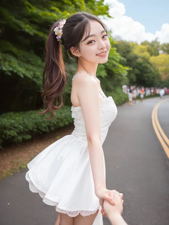 손잡아주는여자 이미지