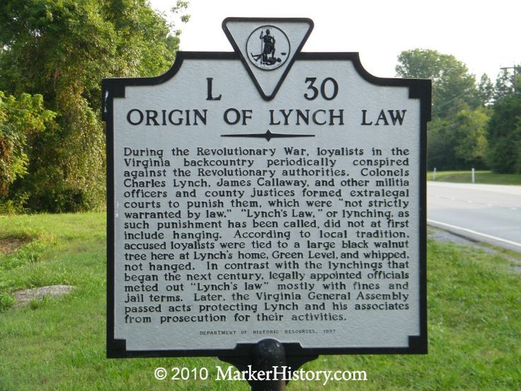  린치(Lynch Law)를 가하다, 미국 판사에서  유래했다고?