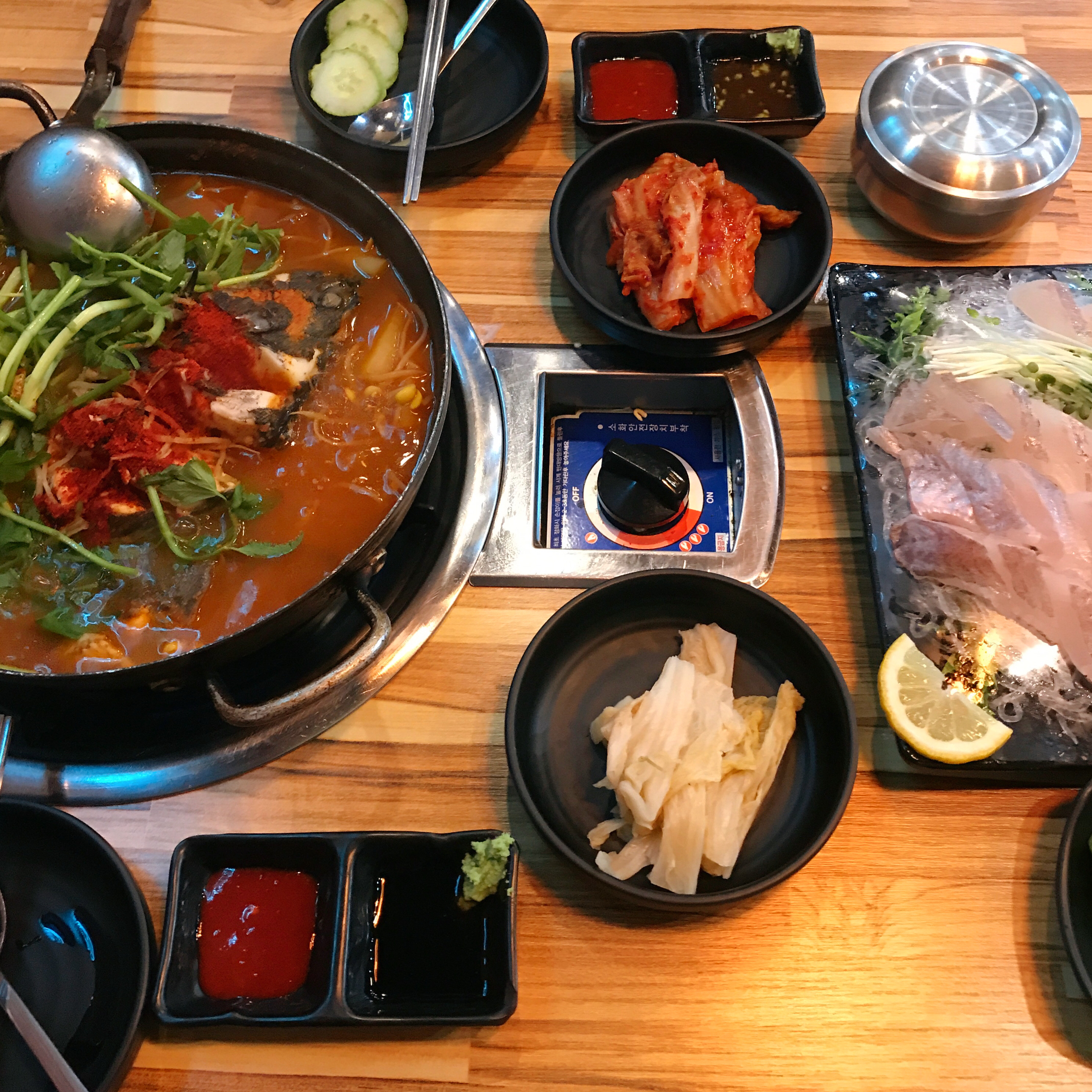  김포 맛집, 김포 구래동 도시어부: 통우럭매운탕, 우럭회