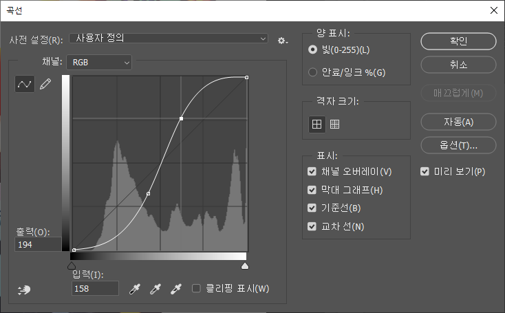 s자 곡선 모양이 두드러지는 그래프