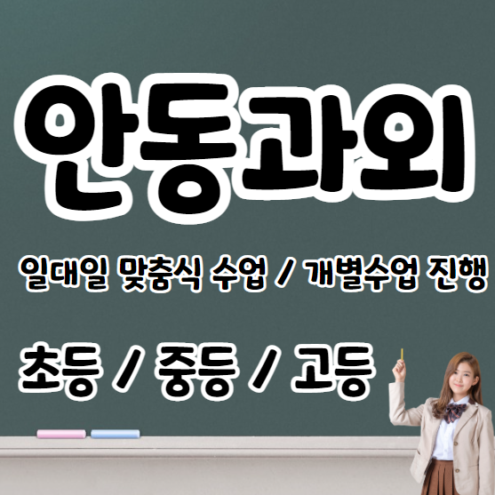  안동 옥동 수학과외 초등 중등 고등 태화동 중학생 영어과외 내신 수시대비