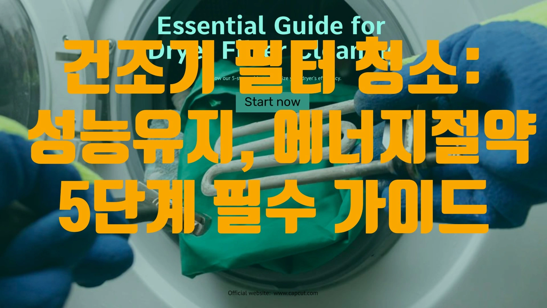 건조기 필터 청소: 성능 유지와 에너지 절약 5단계 가이드