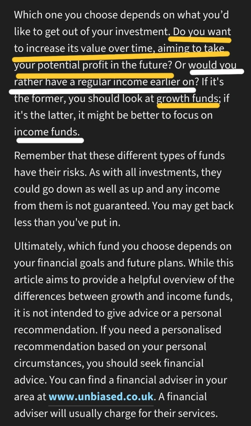 growth income