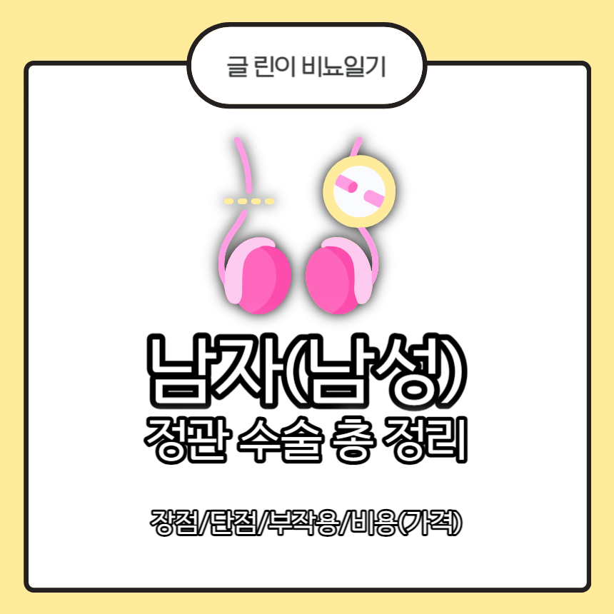  남자(남성) 정관 수술 총 정리 : 종류/고려 사항/부작용/비용(가격)