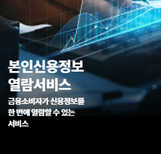 한국신용정보원 홈페이지 바로가기