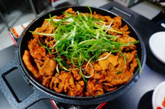 연탄불고기 오리양념불고기