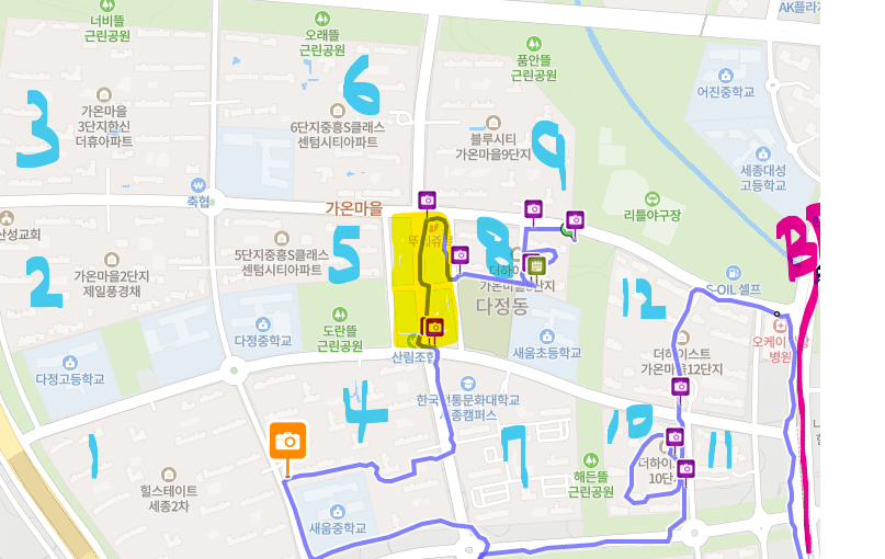 다정동-단지구성