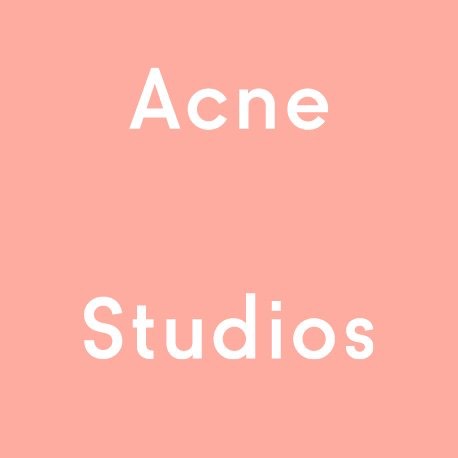  아크네 스튜디오(Acne Studio)에 대하여