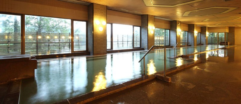 일본 료칸 사쿠라이 호텔 온천 사진
