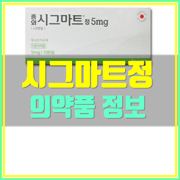  시그마트정 5mg 복용법 부작용