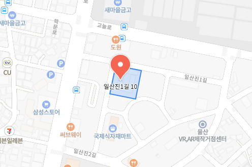 CJ대한통운 울산동 SUB 위치