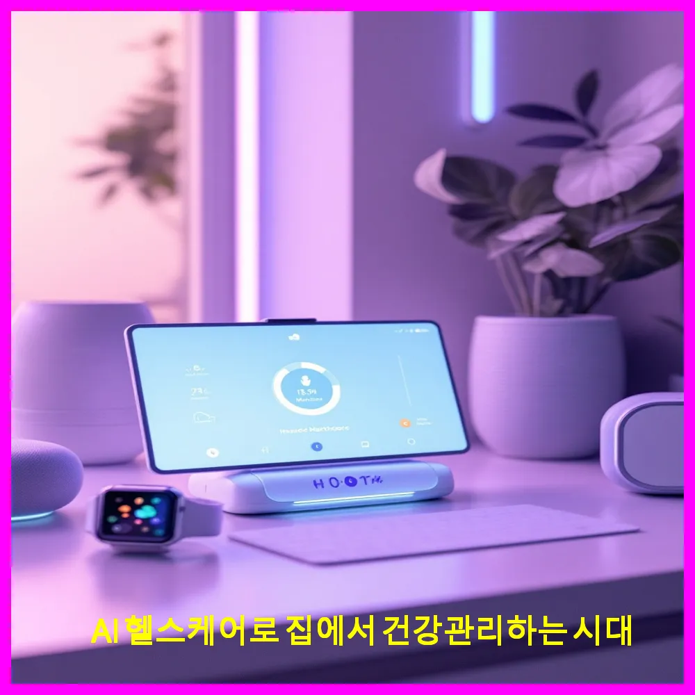 AI 헬스케어로 집에서 건강관리하는 시대