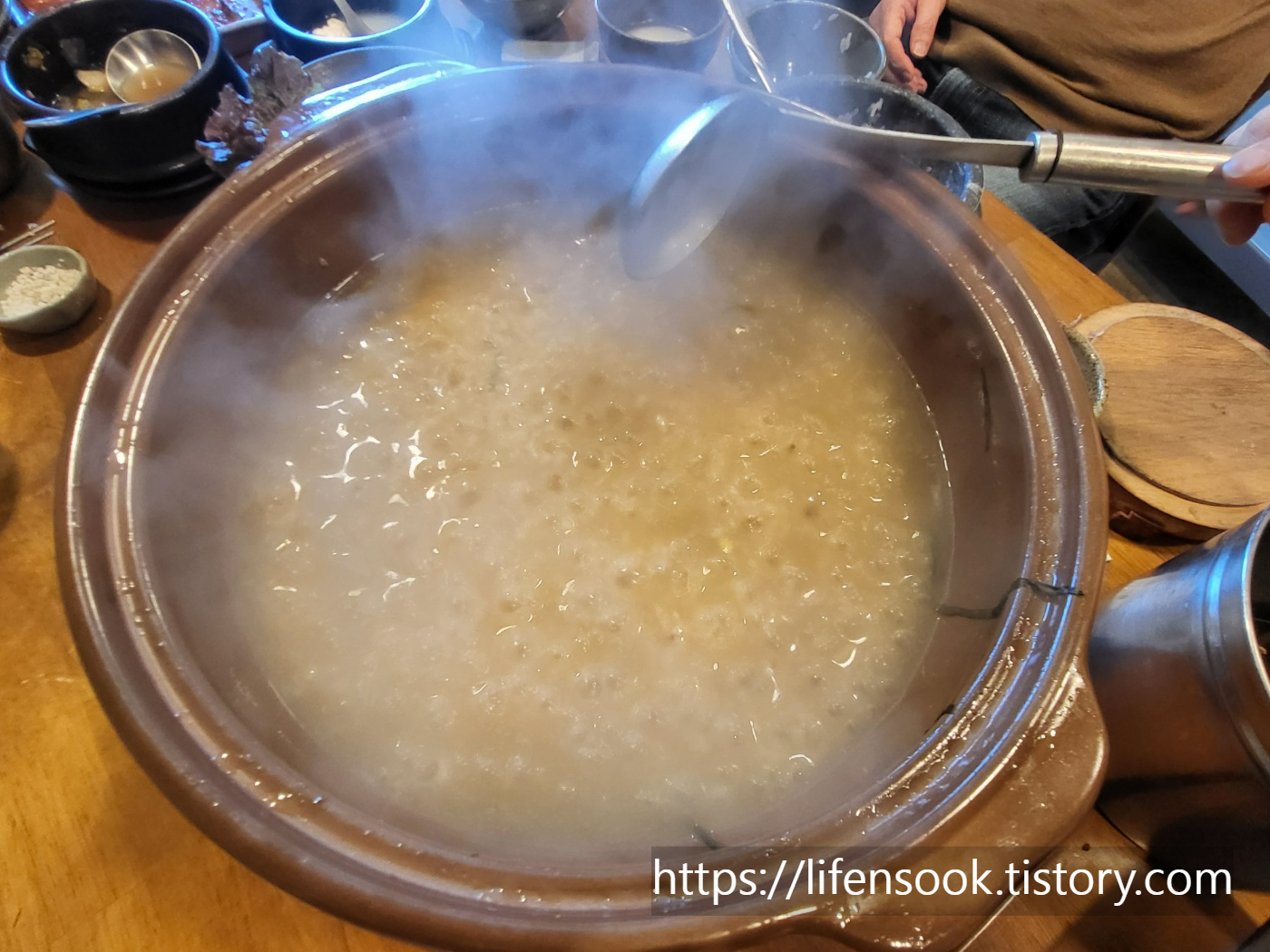 사나산아 한방토종닭 백숙죽