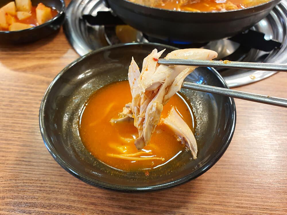 성남 중앙시장 수미식당- 닭한마리얼큰칼국수9