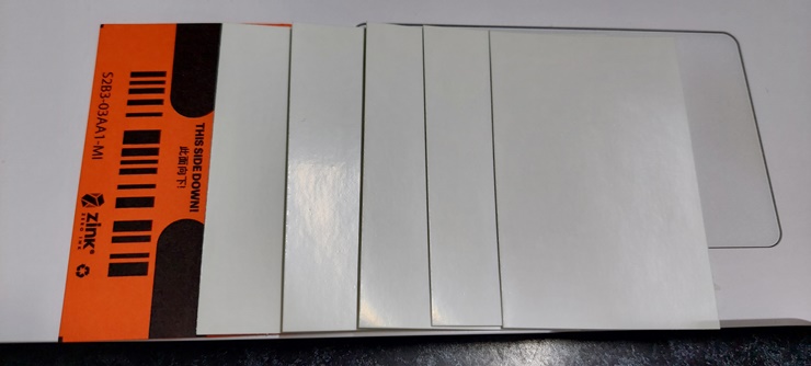 색상 인화지 1장과 인쇄 인화지 5장 한팩