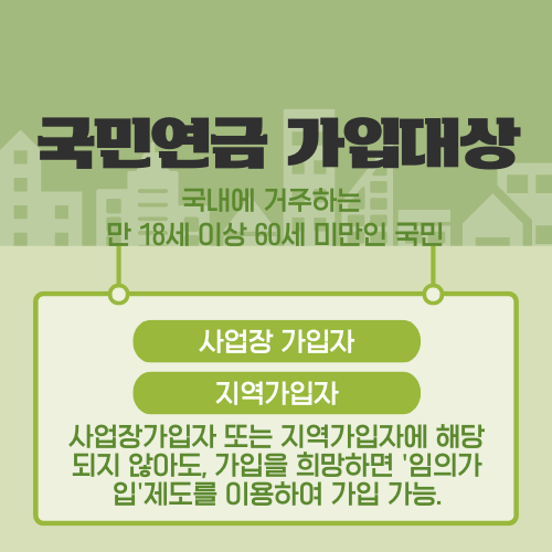 국민연금가입대상