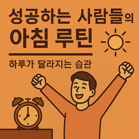 성공하는 사람들의 아침 루틴 – 하루가 달라지는 습관
