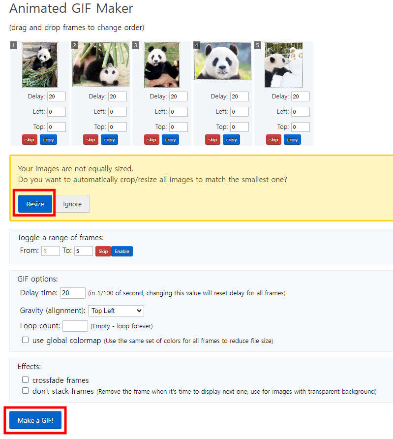 GIF Maker GIF 만들기