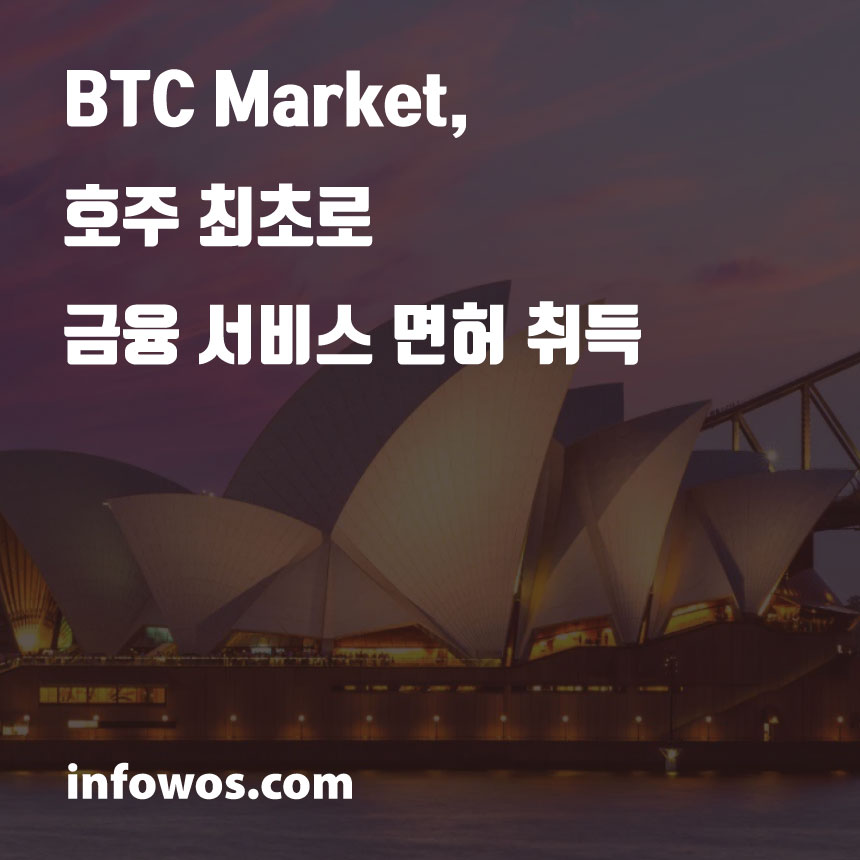  BTC Market, 호주 최초로 금융 서비스 면허 취득