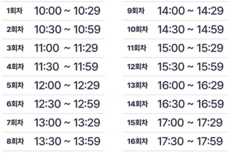 회차입장제
