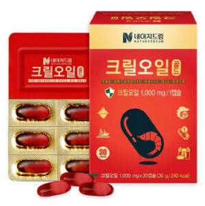 네이처드림 크릴오일 골드 1000mg&#44; 30정&#44; 1개