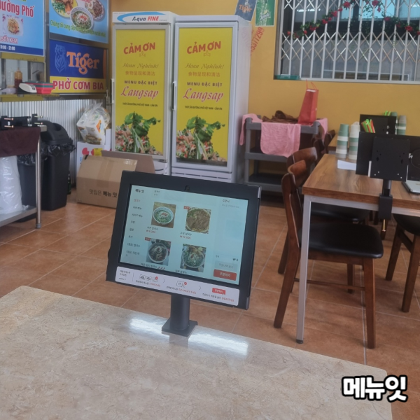  까몬 남양점 화성시 테이블오더 메뉴잇 설치 사례