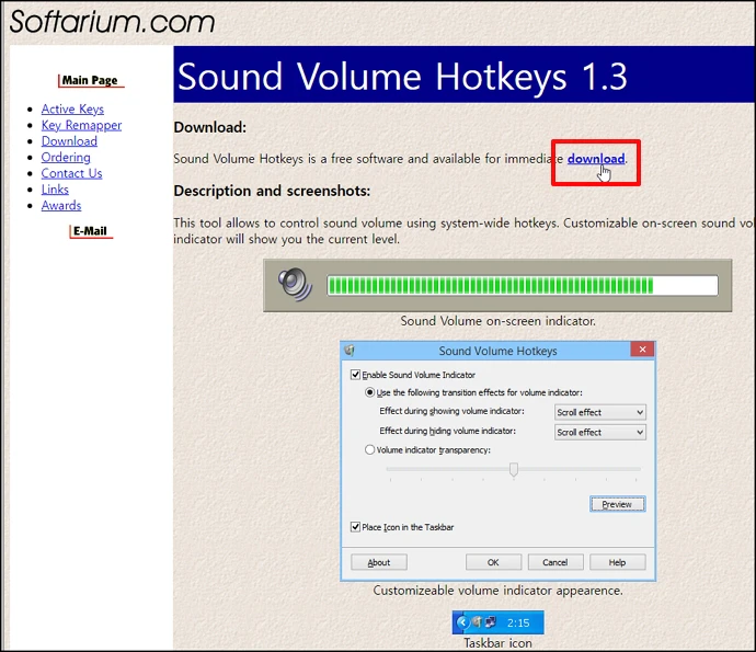 1. Sound Volume Hotkeys