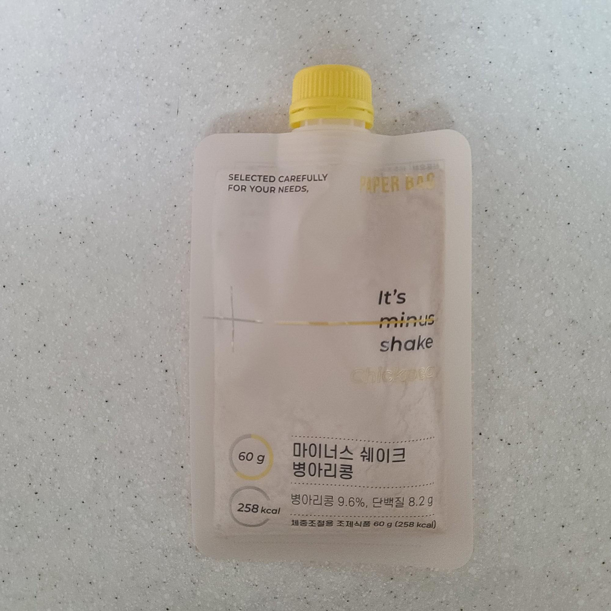  페이퍼백 마이너스 쉐이크 체중조절식 !!