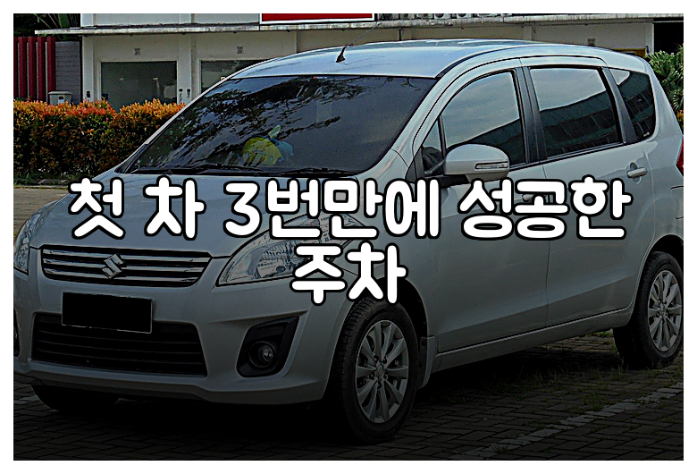 첫 차 3번만에 성공한 주차