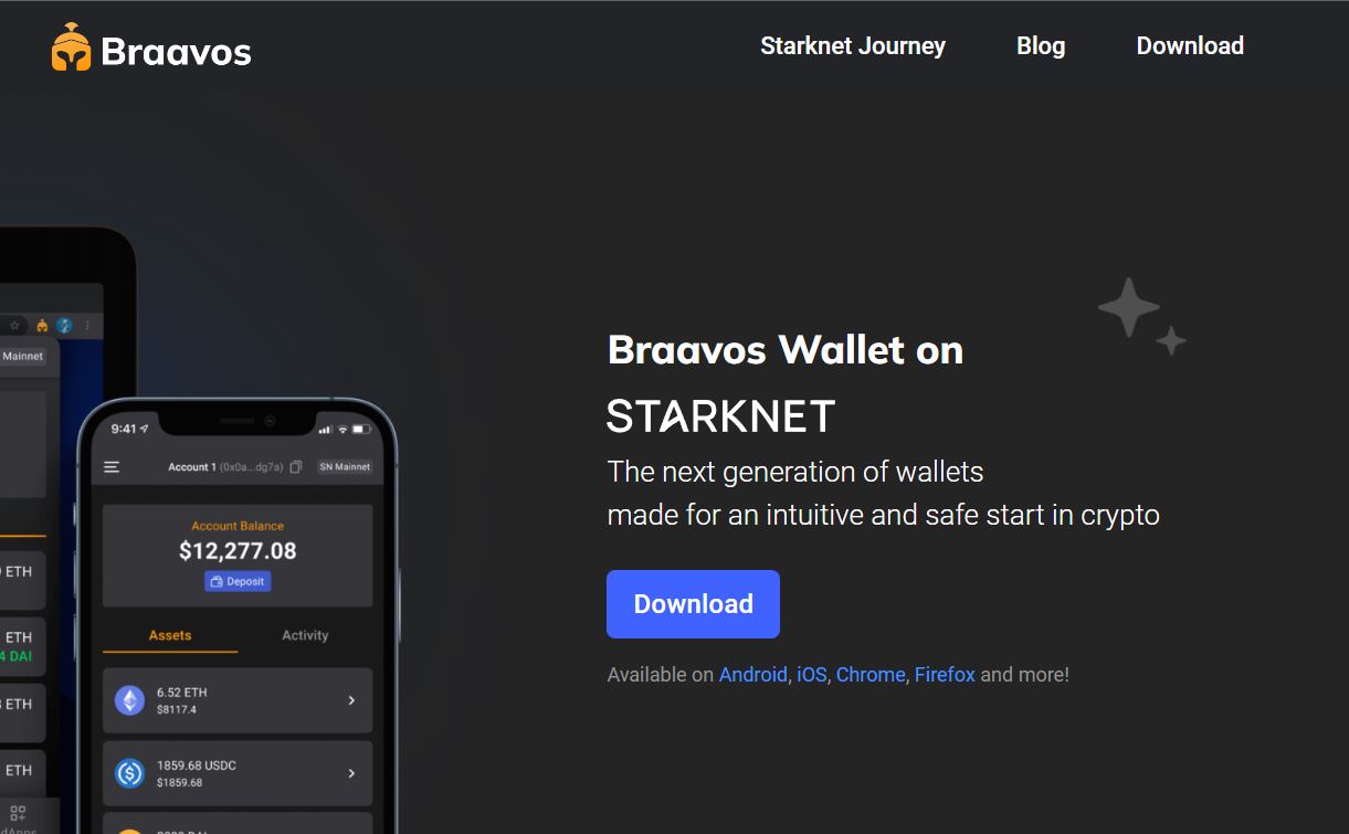  스타크넷 에어드랍, Braavos wallet 쉽게 만들기