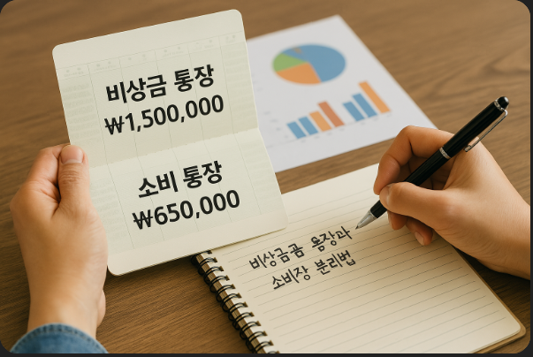 비상금 통장과 소비 통장