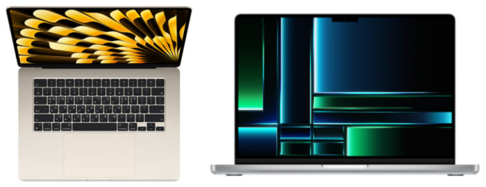 15인치-MacBook-Air-VS-14인치-MacBook-Pro-사진