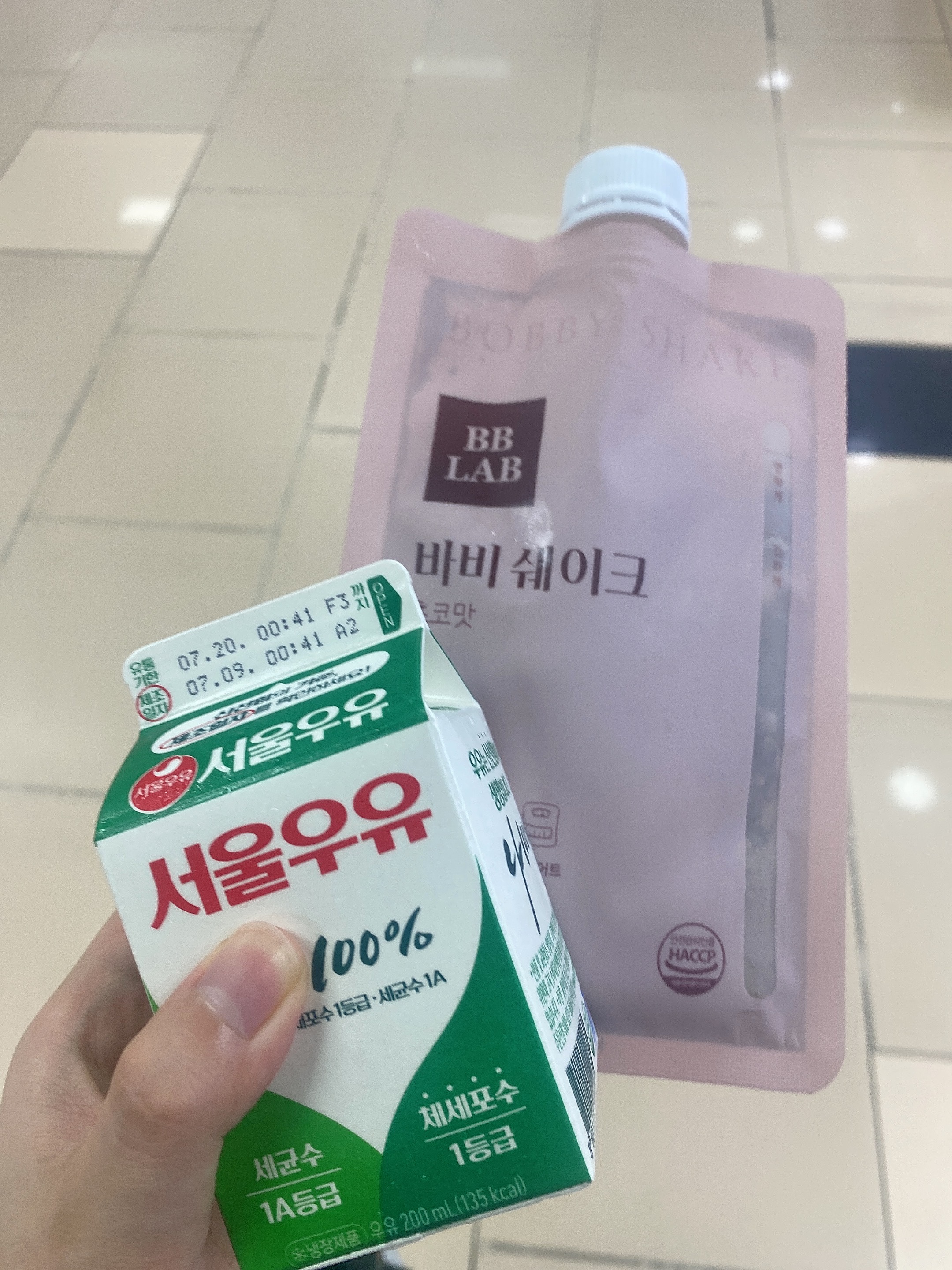 바비쉐이크 초코맛 후기 맛설명 솔직리뷰 우유조합 댕꿀맛
