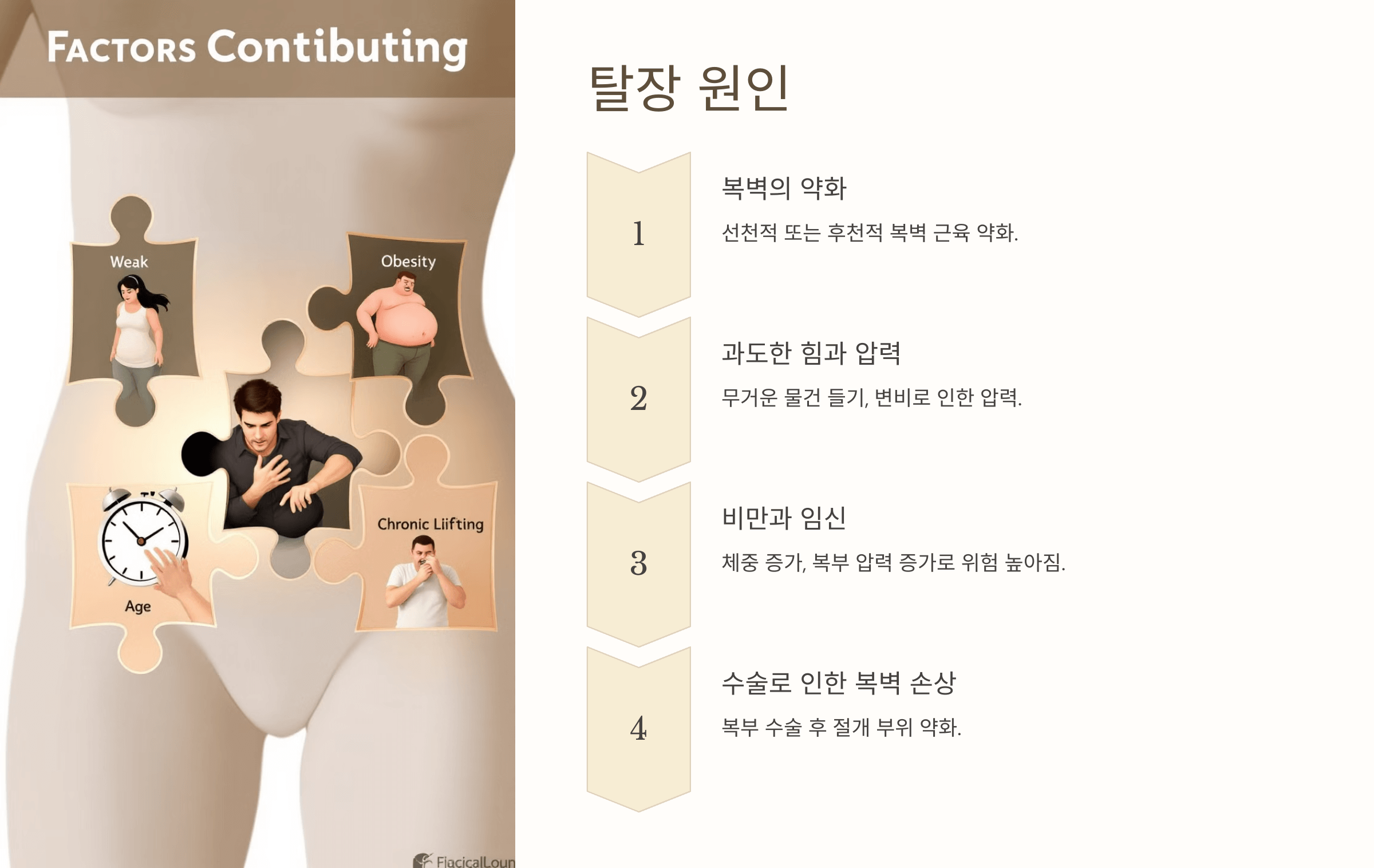 탈장과 관련된 사진입니다.