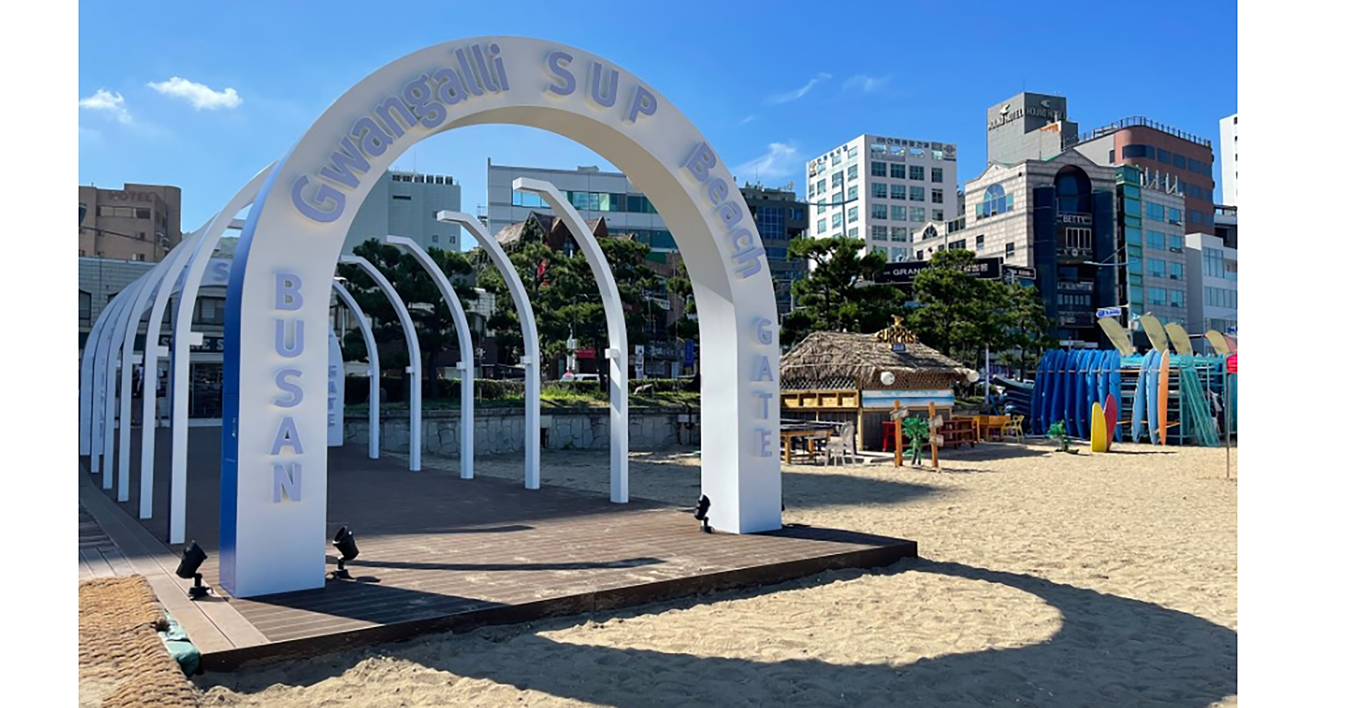  합성목재 데크 부산 광안리 후기