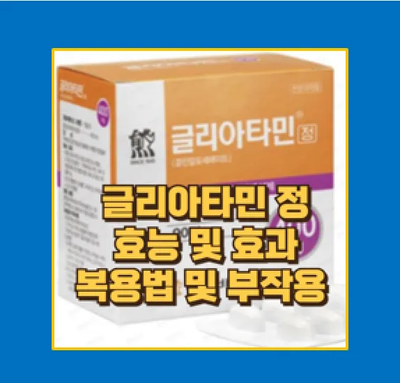 글리아타민 연질캡슐 성분 및 부작용