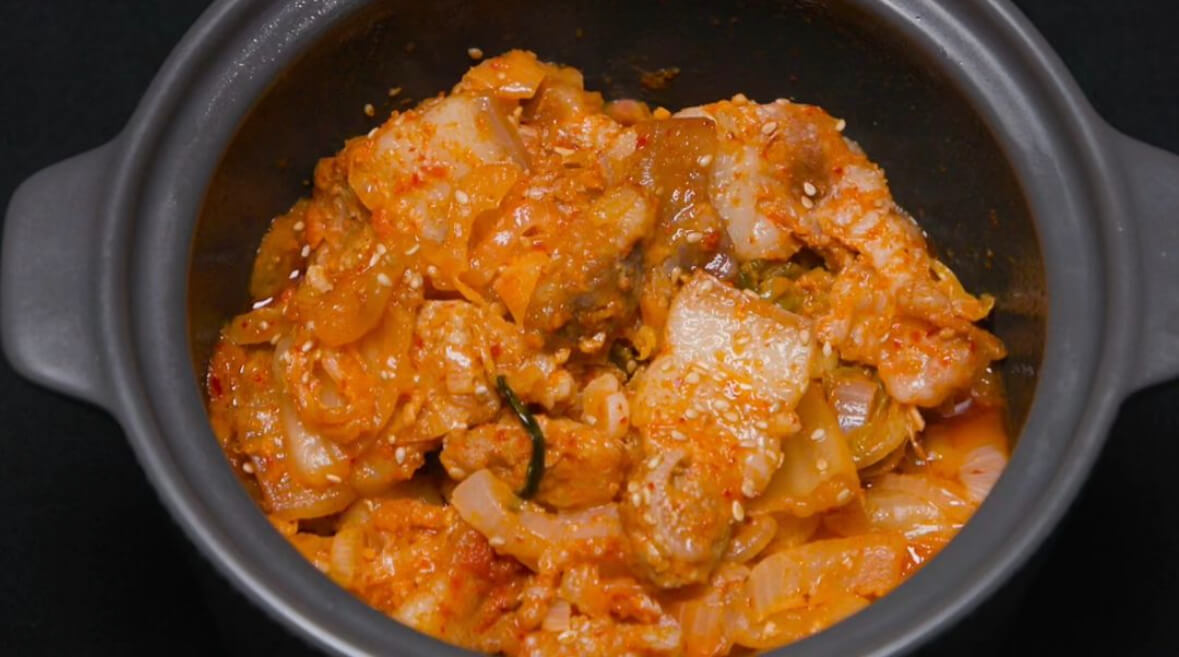 한해-버터-김치찜-레시피