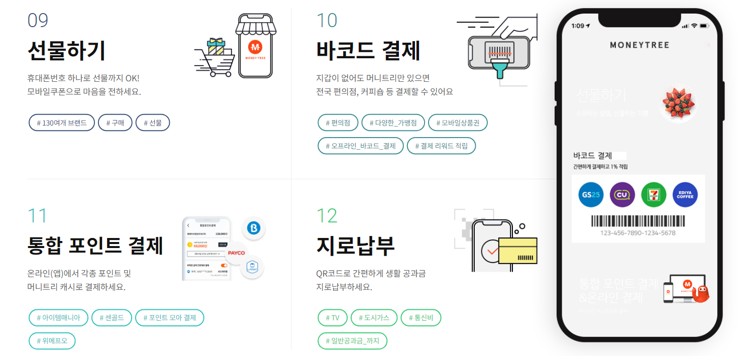 머니트리 사용처