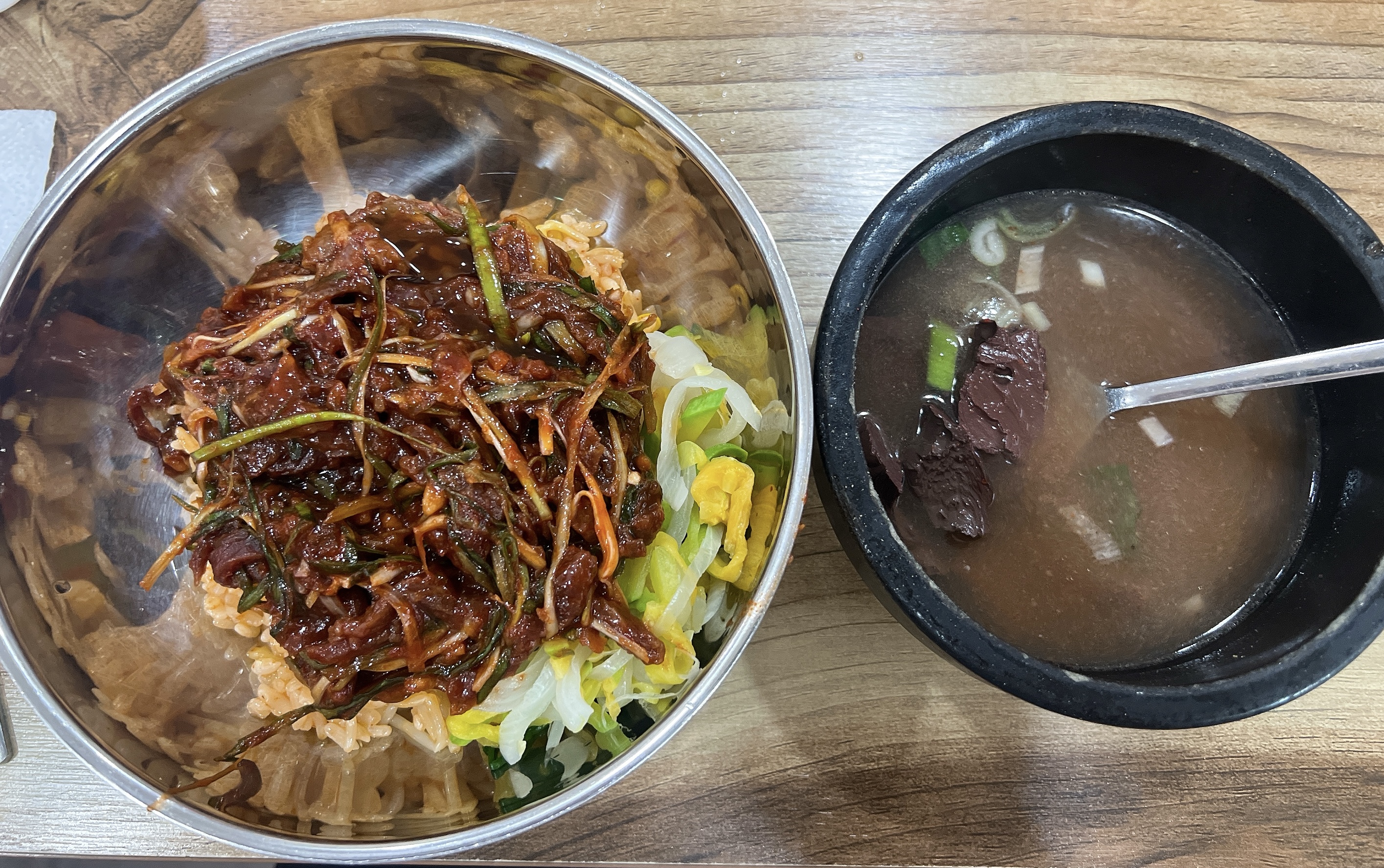  전북 익산 육회비빔밥 맛집 황등 시장비빔밥