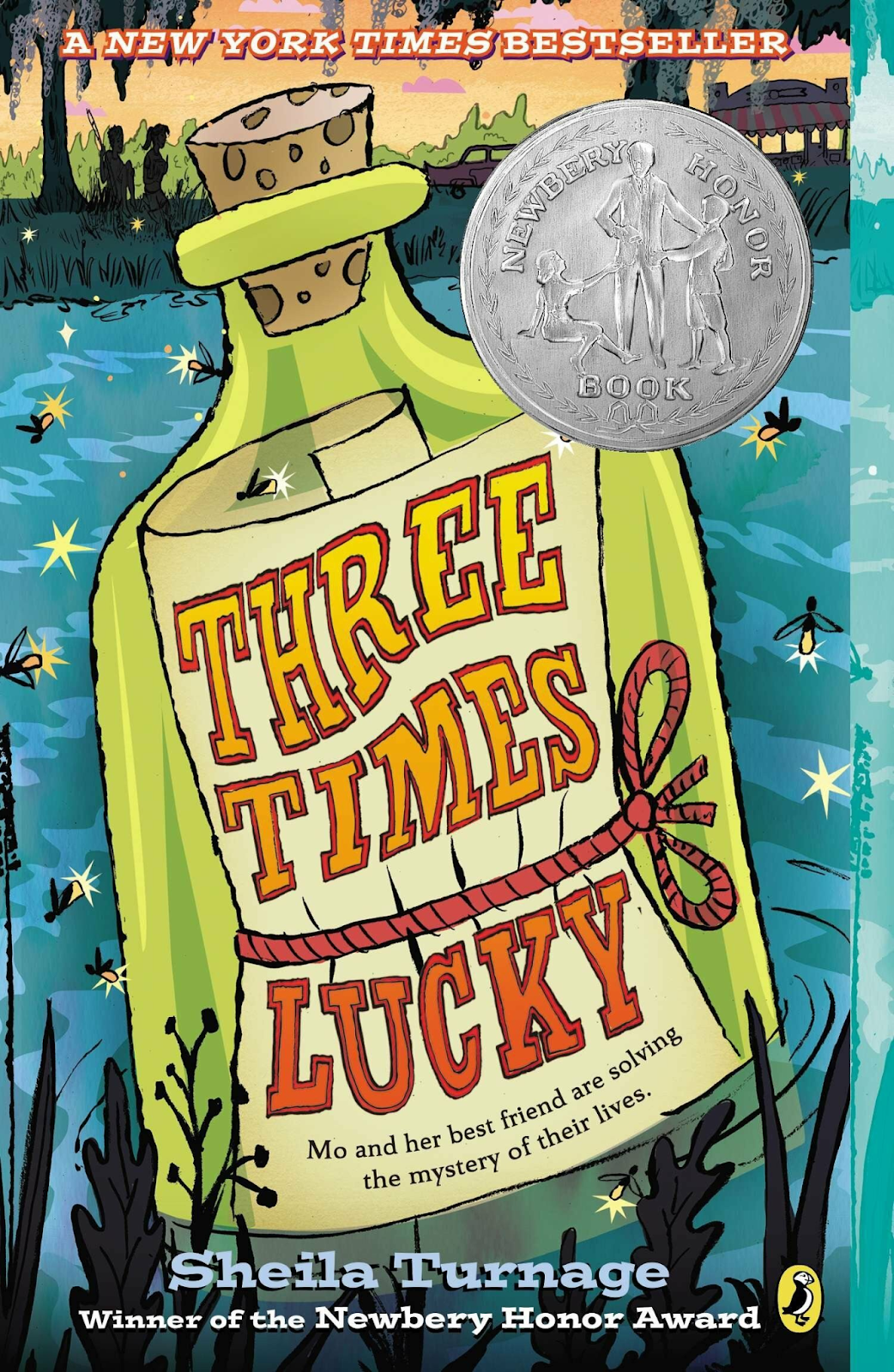 &#39;Three Times Lucky&#39; 책 표지