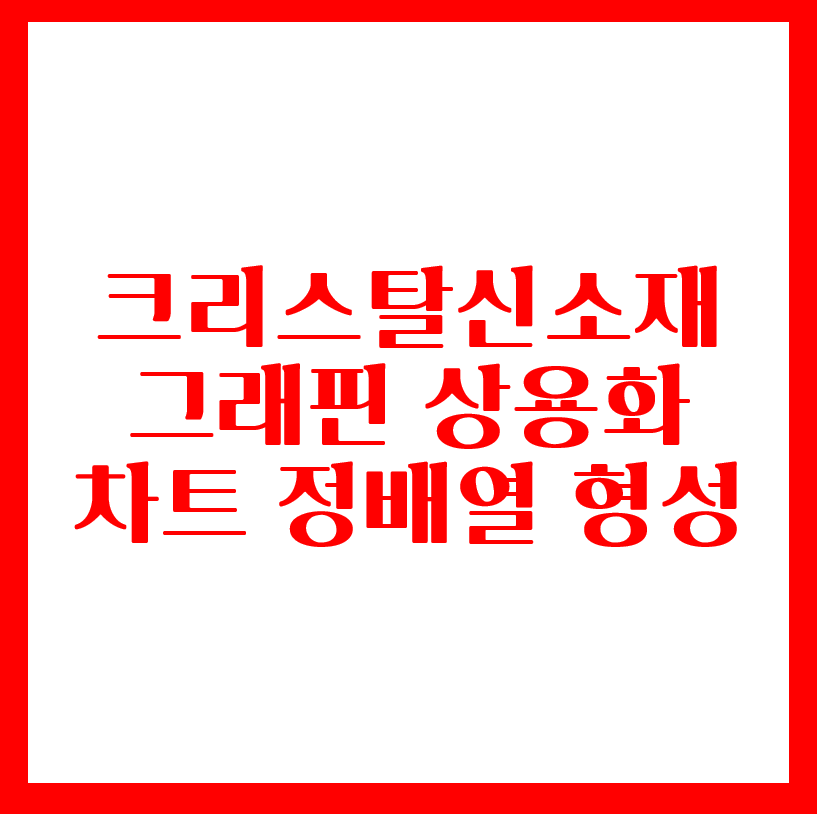  그래핀 관련주 크리스탈 신소재 주가 분석