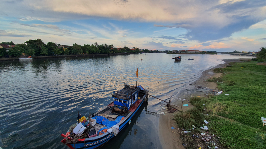베트남-호이안-투본강가-풍경